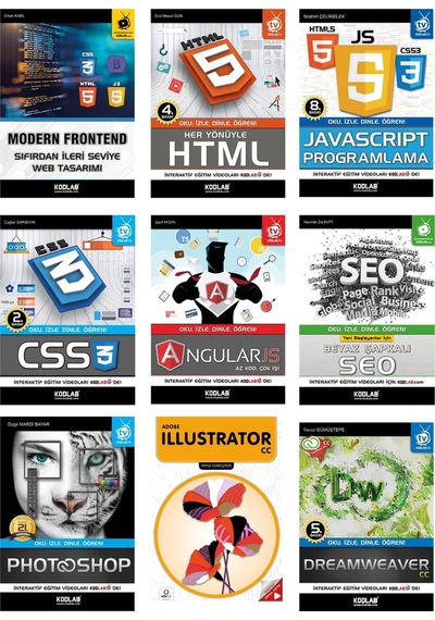 Kodlab Yayın Süper Modern Web Tasarım Seti