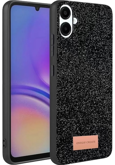Onegif Samsung Galaxy A07 4g Bright Simli Kapak - Siyah