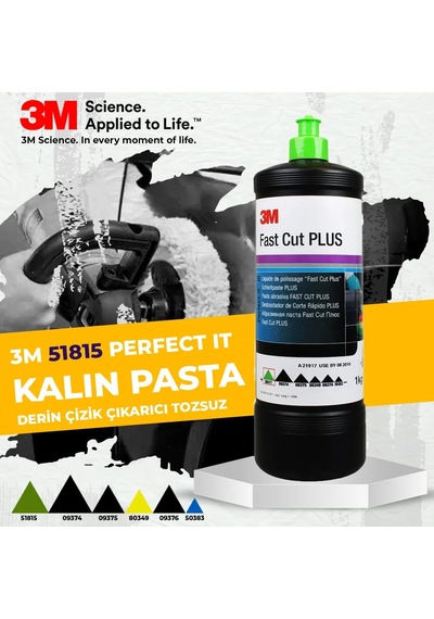 3m 51815 Perfect Derin Çizik Çıkarıcı Kalın Pasta 1 Lt