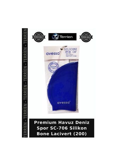 Premium Havuz Deniz Spor Sc-706 Silikon Bone Lacivert 200