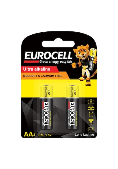 Eurocell- Aa2 Lr6 1.5 V Kalem Pil