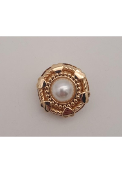 Angel Çanta Aksesuar Light Gold İncili Mıknatıslı Kilit No:86 Angel Çanta Aksesuar Light Gold İncili Mıknatıslı Kilit No:86