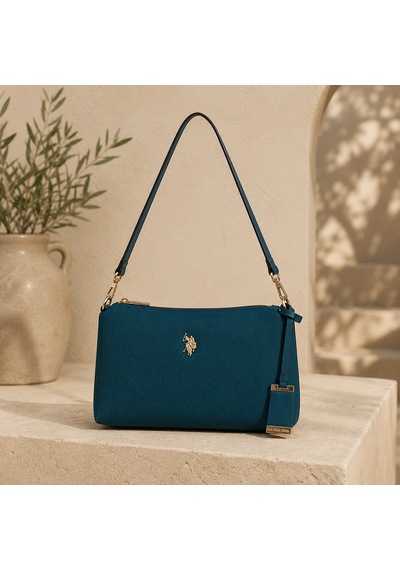 Us Polo Assn Us26274 Turkuaz U.s. Polo Assn. Kadın Omuz Çantası Yeşil