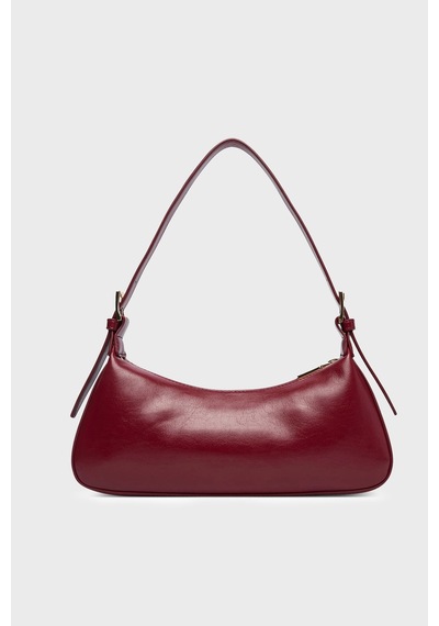 Love Moschino Logolu Ayarlanabilir Omuz Askılı Çanta Bayan Çanta Jc4390pp1pko0552 Bordo