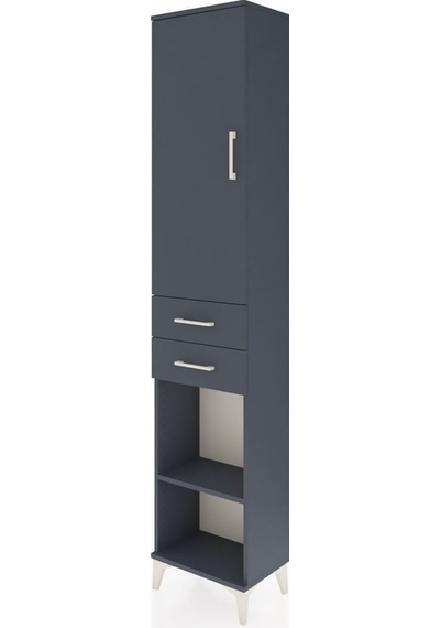 Arges Dolap 3 Raflı 2 Çekmeceli Tek Askılı 44x30x221 Antrasit-antrasit Antrasit Arges Dolap 3 Raflı 2 Çekmeceli Tek Askılı 44x30x221 Antrasit-antrasit Antrasit