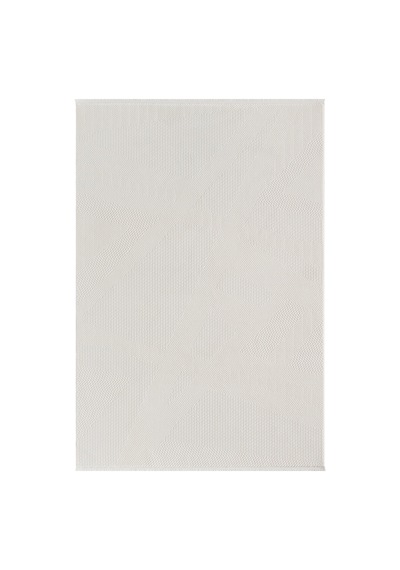 Krem Ton Sür Ton Kabartmalı Modern Halı - Mk0556krl