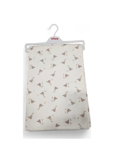 Tiffany Battaniye Happy Duck Theme Ekru-13121