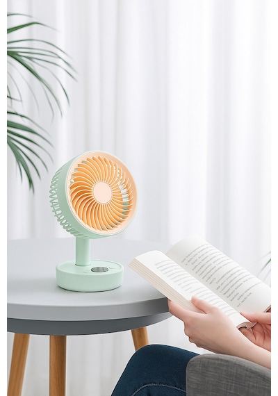 Fressi Jaf17 Taşınabilir Masaüstü Yeşil Usb Fan