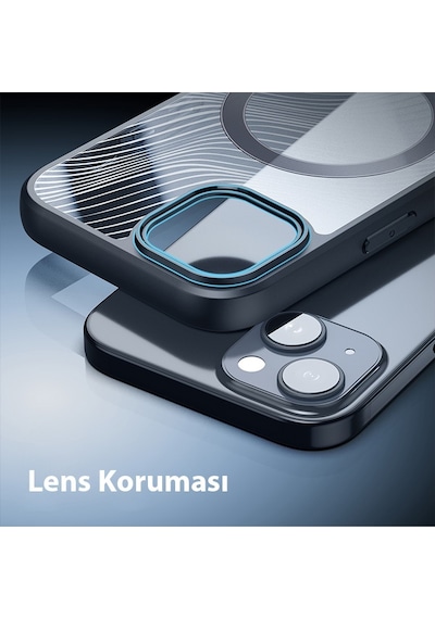 Dux Ducis Apple Uyumlu iPhone 15 Aimo Magsafe Premium Buzlu Sert Pc-tpu Kılıf