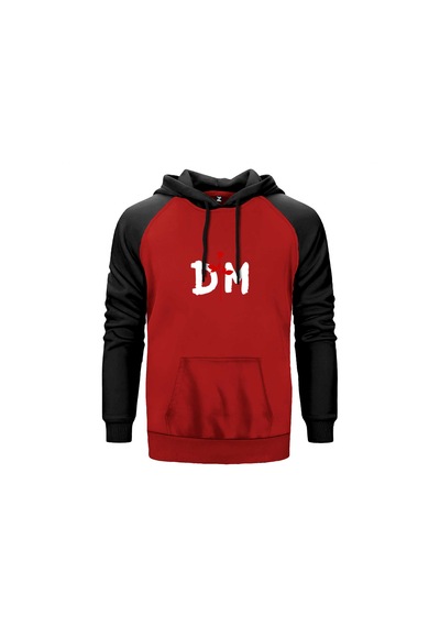 Depeche Mode Logo Gri Renk Reglan Kol Sweatshirt