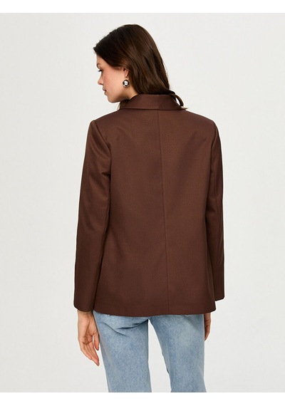 Taş Süslemeli Blazer Ceket S26ckt028 Us26ckt02830 Kahve