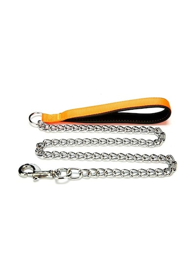 Doggie Comfort Dokuma Köpek Gezdirme Tasması Medium Turuncu 3.5x1 Turuncu