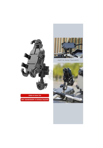 Torima JX-043 Car Holder Araç Içi Ve Bisiklet Telefon Tutucu Siyah