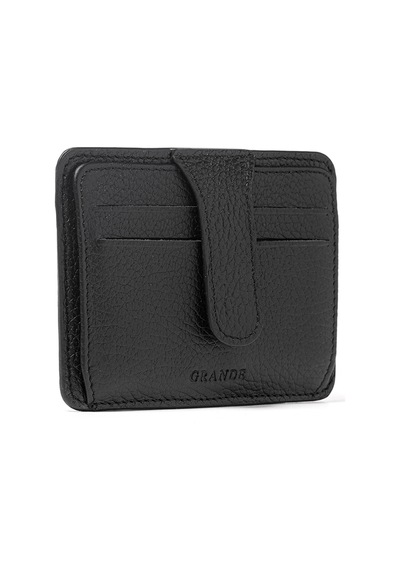 Siyah Cüzdan & Kartlık Unisex 539 Grande Deri Cüzdan Kartlık