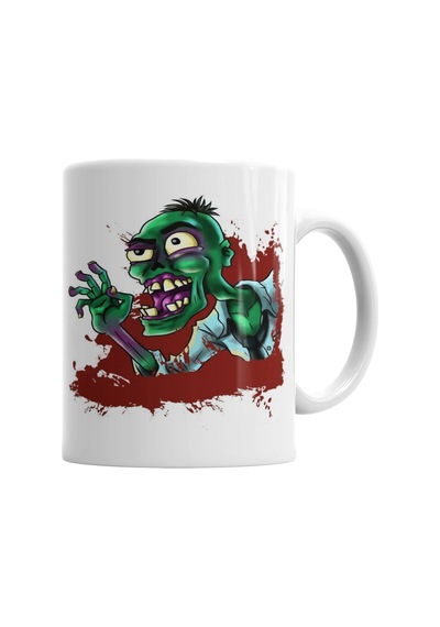 Zumbi Kupa Bardak Porselen Karışık