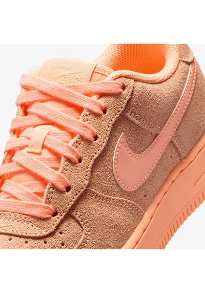 Nike Air Force 1 Af1 Leather Sneaker Orange Hakiki Deri Günlük Spor Ayakkabı Turuncu