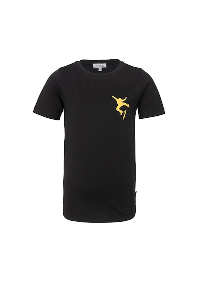 Brz Kıds Brz Kids Erkek Çocuk Ön Ve Arka Baskılı Kısa Kollu T-shirt-siyah Siyah