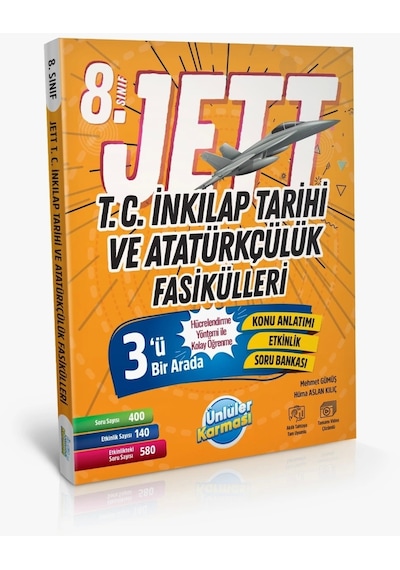 Ünlüler Karması 8. Sınıf Jett T.c İnkılap Tarihi Ve Atatürkçülük Fasikülleri
