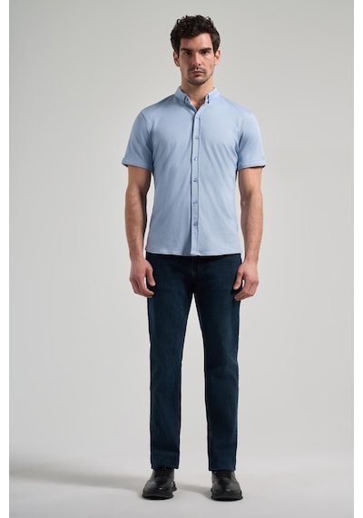 İmza Koyu Mavi Uzun Kol Düz Örme Düğmeli Yaka Cepsiz Pamuklu Classic Slim Fit Gömlek 1004250152 300 Koyu Mavi İmza Koyu Mavi Uzun Kol Düz Örme Düğmeli Yaka Cepsiz Pamuklu Classic Slim Fit Gömlek 1004250152 300 Koyu Mavi