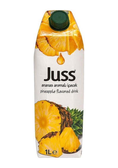 Juss Ananas Aromalı İçecek 1 Lt X 6 Adet