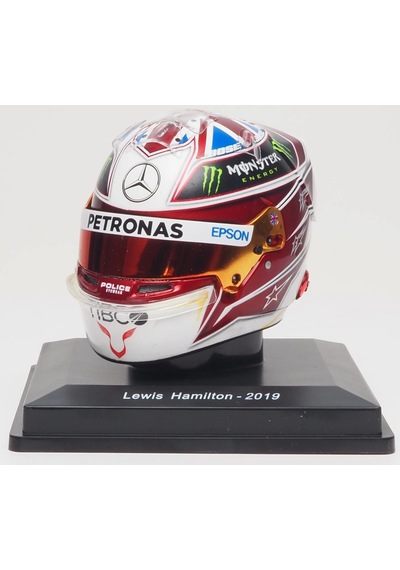 Looksmart Lewis Hamilton Silverstone 2019 Wc Diecast Kask 1/5
