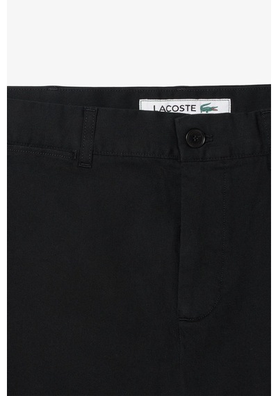 Lacoste Men's Slim Fit Bermuda Shorts Erkek Dar Kesim Pamuk Bermuda Şort Siyah