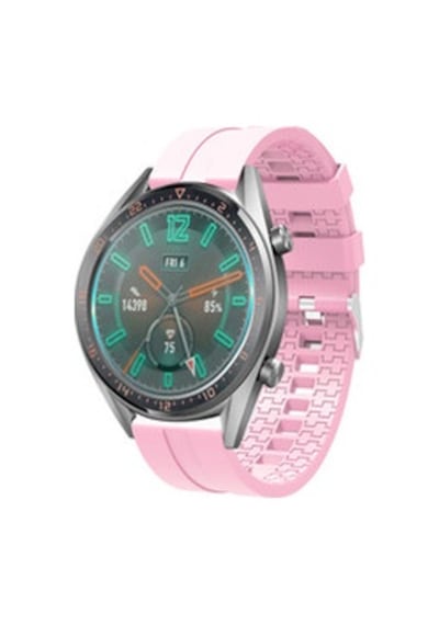 Huawei Watch Gt 3 46mm Krd-23 Silikon Kordon - Pembe