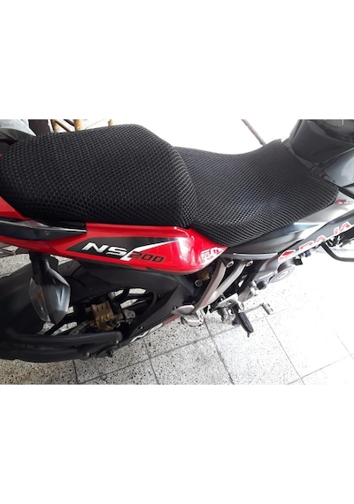 Motorsiklet Sele Kilifi 3D Çift Katli Fileli Pulsar Rs / Ns 200 319269396