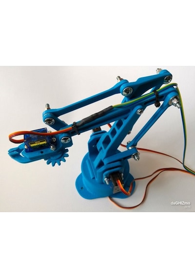 Arduino Robot Kol Kiti 4 Adet Servo ve Vidalar 2 Joystick