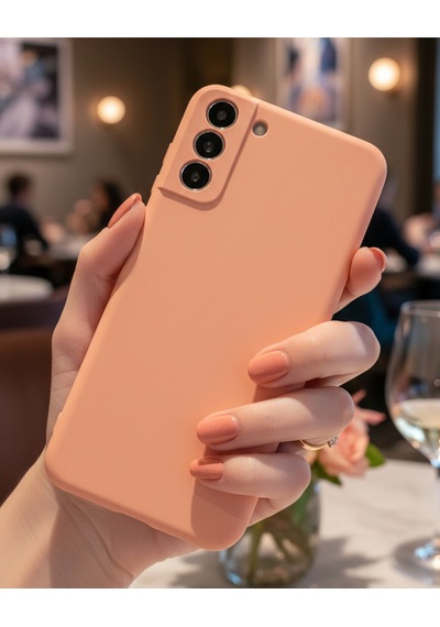 Galaxy S22 Plus İçin Uyumlu Içi Kadife Süet Tasarımlı Kamera Korumalı Silikon A Kalite Lansman Kılıf