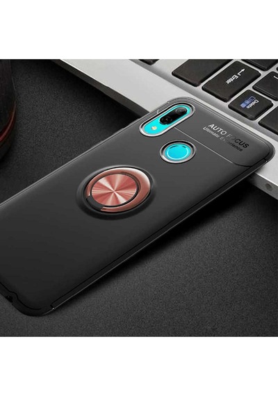 Huawei Y6 2019 Kılıf Zore Ravel Silikon Kapak Mavi