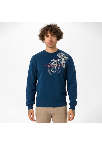 Routefıeld Routefield Erkek Sweatshirt Harv Lacivert 079 Lacivert