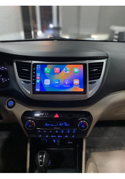 Hyundaı Tucson 2014-17 9" Uyumlu Androıd Multimedya Gerçek 2/32 Kablosuz Carplay Geri Görüş Kameralı 9"