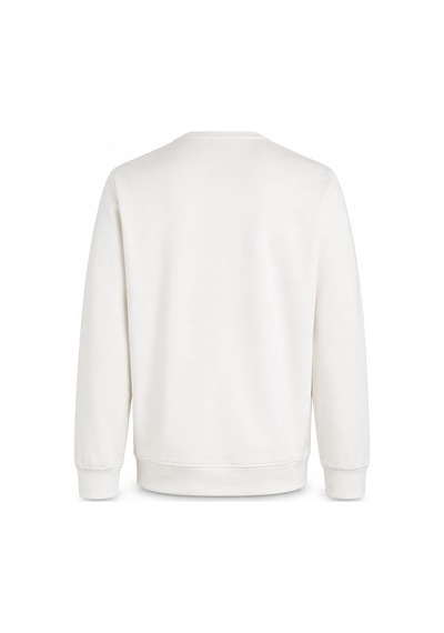 Trender Enjeksiyon Beyaz Siyah Erkek Sweatshirt 2011 Beyaz - Siyah