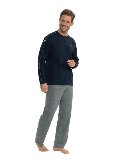 U.s Polo 18836 Patlı Pijama Takımı 001