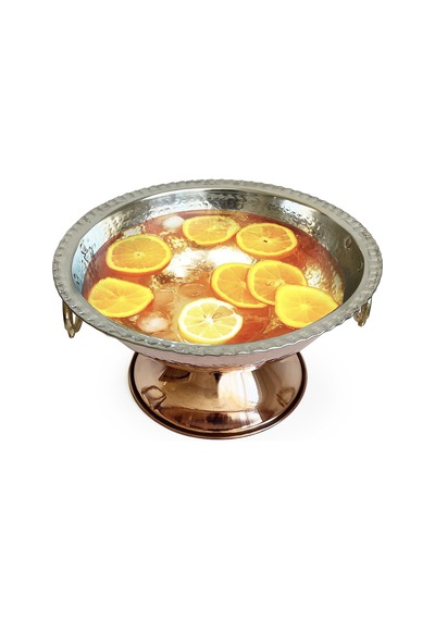Shark Anatolia Bakır Punch Şerbet Kasesi 27cm Renkli