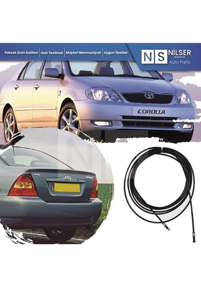 Toyota Corolla Uyumlu Bagaj Açma Teli 2002-2006 505990058