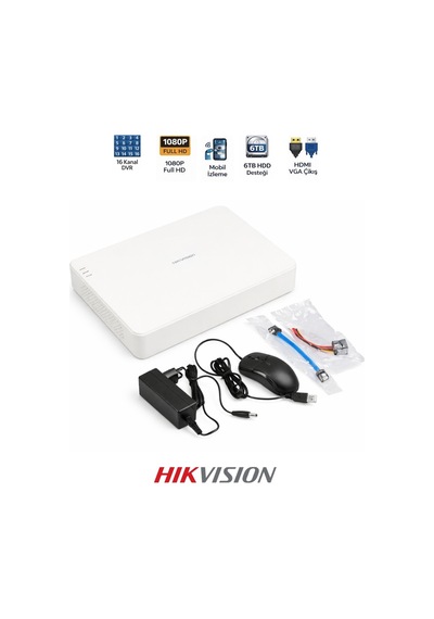 Ds-7116hghı-m1 16 Kanal Dvr 18 Ip Kamera Destekli Kayıt Cihazı