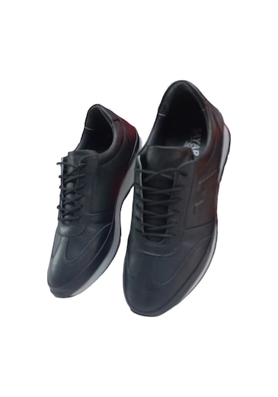 Growish Gr0097 Hakiki Deri Sneaker Erkek Ayakkabı Siyah