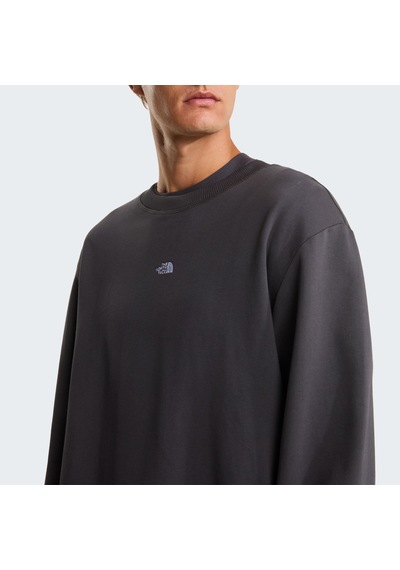 The North Face U Essentıal Lıght Relaxed Crew Unisex Sweatshirt Nf0a8gqcrhı1 Gri