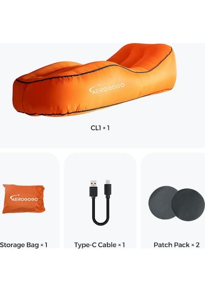Aerogogo Gıga Air Lounger Cs1 Kahverengi Kahverengi
