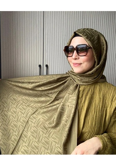 Noura Scarf Elisa Şal Oksit Yeşil