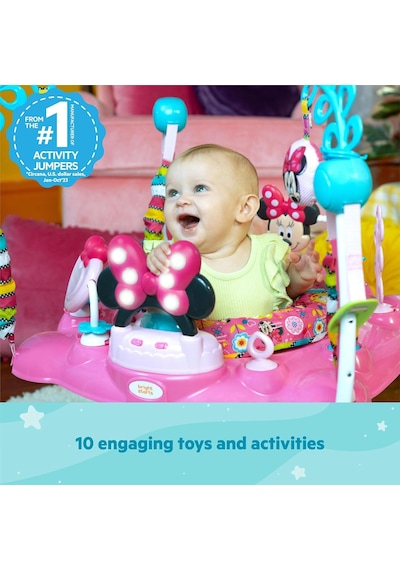 Bright Starts Disney Baby Minnie Mouse Peekaboo Işıklı Ve Melodili Aktivite Hoppalası