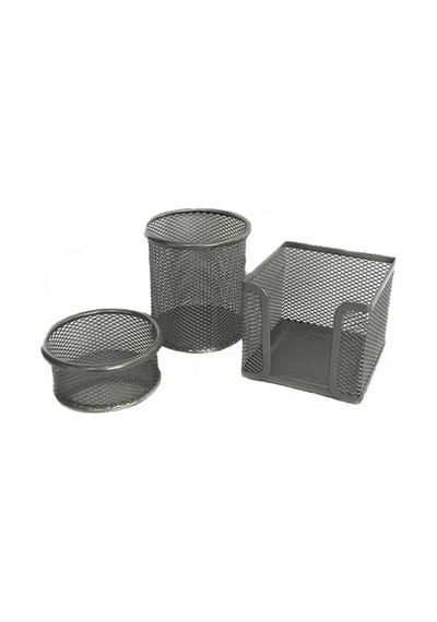 Inox 0690 3 Lü Gümüş Perforeli Masa Seti