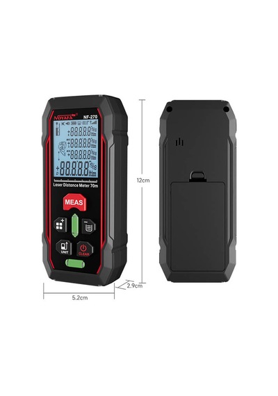 Noyafa Nf-270 Lazer Mesafe Ölçer 70m 1.5mm Alan Hacim Pisagor Ölçüm Cihazı