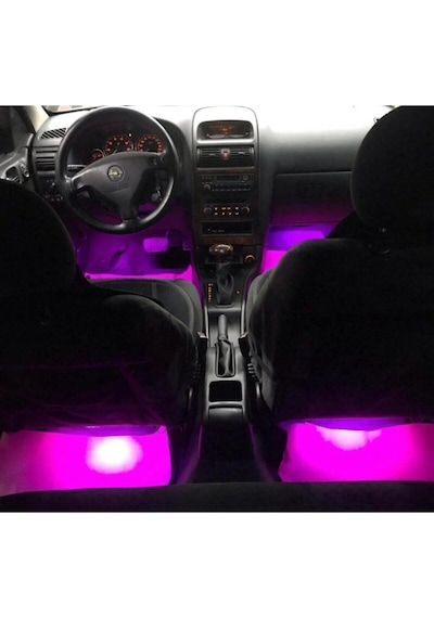 12 Ledli Kumandalı Ayak Altı Led Araç İçi Aydınlatma