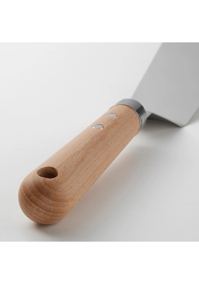 Ikea Vardagen Paslanmaz Çelik Pişirme Spatulası 30 Cm Krom Bej