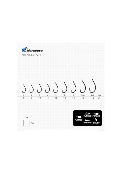 Hayabusa Hmrs 172 Tırnaklı Canlı Yem İğnesi 15li Paket Nikel 1