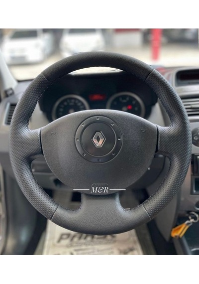 Renault Megane 2 Kaplama Deri Direksiyon Kılıfı