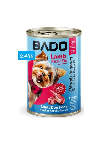 Yetişkin Yaş Köpek Maması Kuzu Etli 400gr 24'lü